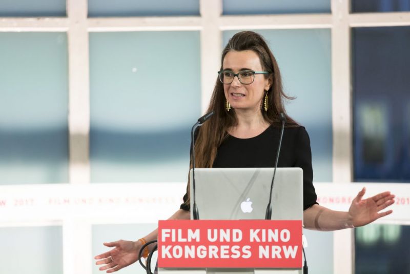 Roxana Panetta beim Film und Kinokongress NRW 2017
